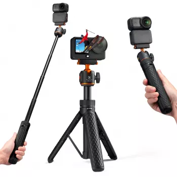 Mini statīvs un selfijas kociņš 65cm 360° galva DJI Osmo Nano / Action 6 / Kf09.181