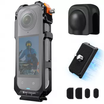 KF Aizsargrāmis ar 2x 1/4 collu-20 vītni un GoPro stiprinājumu Insta360 X5 / Kf31.182