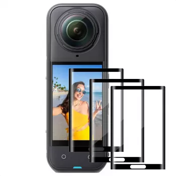 3x Rūdīta stikla ekrāna aizsargs Insta360 X4 / X5 - KF31.184