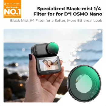K&F Concept Nano-X Black Diffusion 1/4 filtrs DJI Osmo Nano ar maciņu