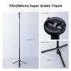 K&F Concept X97-C Selfie Stick Tripod 180 cm ar MagSafe magnētisko stiprinājumu un Bluetooth tālvadības pulti (Melns)