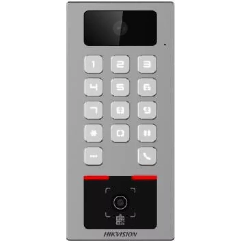 Hikvision DS-K1T502DBWX-CQR sejas atpazīšanas terminālis ar 7 collu skārienekrānu, 2 MP divu objektīvu kameru, pirkstu nospiedumu, Mifare karti, PIN, Wi-Fi, IP65, IK08