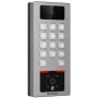 Hikvision DS-K1T502DBWX-CQR sejas atpazīšanas terminālis ar 7 collu skārienekrānu, 2 MP divu objektīvu kameru, pirkstu nospiedumu, Mifare karti, PIN, Wi-Fi, IP65, IK08