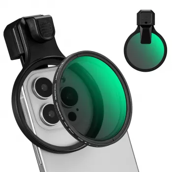 K&F Concept KF15.0026 Mainīgais ND filtrs ND2-ND32 67mm Clip-On viedtālrunim