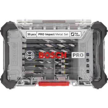 Bosch PRO Triecienurbšanas un urbju komplekts 35 daļas (2608521U81)