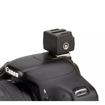 JJC Hot Shoe Adapter Sony Alpha to Standard ISO 518 ar PC Sync Port