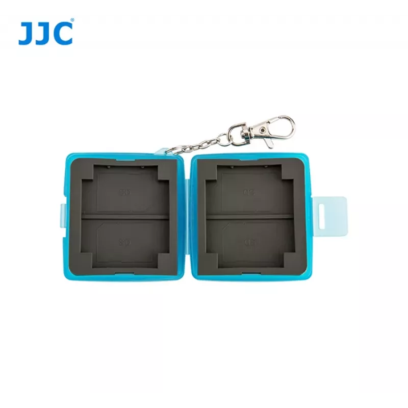 JJC Memory Card Storage Case for 4 SD / SDHC / SDXC Cards - Black