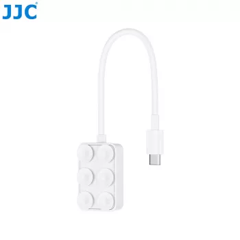 JJC PDB-UC USB-C Micro SD karšu lasītājs ar 2x USB-C portiem, Space Gray