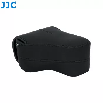 JJC Neoprēna kameras maciņš lielai DSLR kamerai ar objektīvu - Melns (OC-MC3BK)