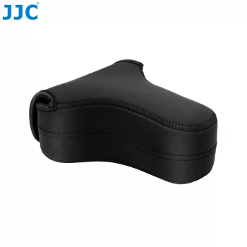 JJC OC-S3BK Neoprēna kameras maciņš DSLR/bezspoguļa kamerām ar garu objektīvu, melns