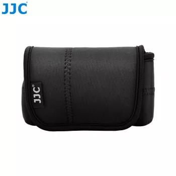 JJC OC-S3BK Neoprēna kameras maciņš DSLR/bezspoguļa kamerām ar garu objektīvu, melns