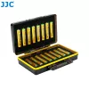 JJC Battery Storage Case for 16x AAA Batteries - Transparent PP Plastic
