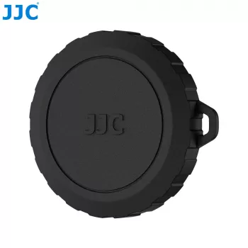 JJC Lens Cap for DJI Osmo Action 5 Pro / 4 / 3 (DOA5S) - Black Silicone