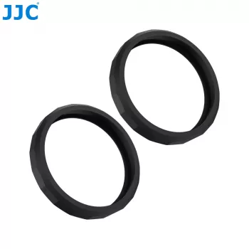 JJC 2x Silikona objektīva aizsarggredzens DJI Osmo Action 5 Pro / 4 / 3 (melns)