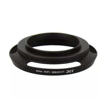 JJC Metal Lens Hood for Sony E PZ 16-50mm, Samsung NX 20-50mm, Nikon 1 NIKKOR 10mm f/2.8 - Black