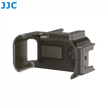 JJC Frame Mount Protective Housing for DJI Osmo Pocket 3, Magnetic Quick Release, 2x 1/4 inch Thread, Cold Shoe, Aluminum Alloy, Black