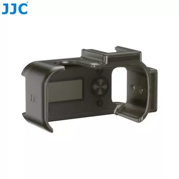 JJC Frame Mount Protective Housing for DJI Osmo Pocket 3, Magnetic Quick Release, 2x 1/4 inch Thread, Cold Shoe, Aluminum Alloy, Black