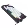 Redragon Ucal Magnetic K673WB-RGB-M 75% Tri-Mode Mehāniskā Spēļu Tastatūra, Balta/Melna