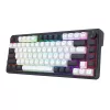 Redragon Ucal Magnetic K673WB-RGB-M 75% Tri-Mode Mehāniskā Spēļu Tastatūra, Balta/Melna