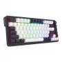 Redragon Ucal Magnetic K673WB-RGB-M 75% Tri-Mode Mehāniskā Spēļu Tastatūra, Balta/Melna
