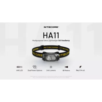 NITECORE HA11 Galvaslampa 240 lūmeni 2024