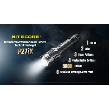 Nitecore P27iX 5000 Lumen taktiskais lukturis