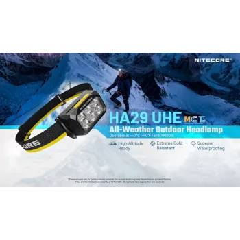 Nitecore HA29 UHE Galvaslampa 1200 lūmeni