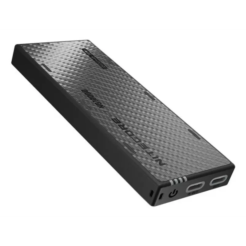 Nitecore NB10000 Carbon Gen4 Power Bank 10000mAh 38.5Wh Melns