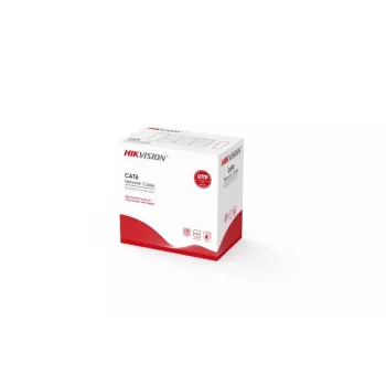 Hikvision DS-1LN6-UE-W Cat6 UTP instalācijas kabelis 305m Pelēks