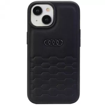 Audi GT Synthetic Leather Hard Case for iPhone 15 Plus / 14 Plus 6.7 inch - Black