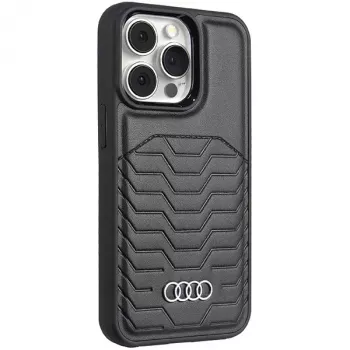 Audi Synthetic Leather MagSafe Hard Case for iPhone 13 Pro / 13 6.1 Black