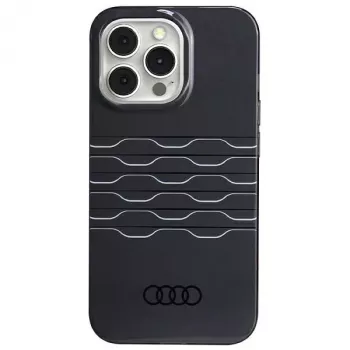 Audi IML MagSafe Maciņš iPhone 13 Pro / 13 6.1 Melns Cietais Maciņš