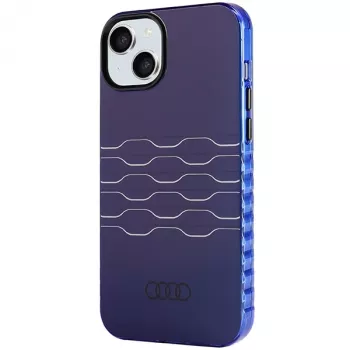Audi IML MagSafe Case iPhone 15 Plus / 14 Plus 6.7 Navy Blue Hard Case