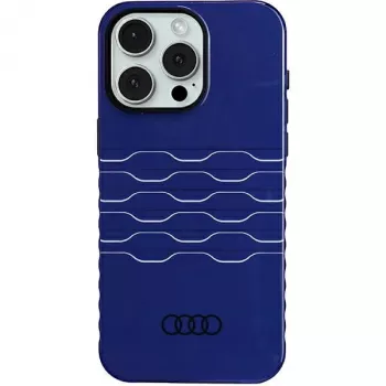 Audi IML MagSafe Maciņš iPhone 15 Pro Max 6.7 inch Navy Blue Cietais Maciņš