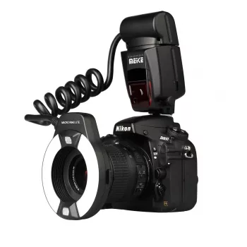 Meike MK-14EXT-N Macro Ring Flash Nikon DSLR kamerām