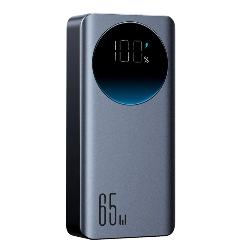 Joyroom JR-PBF05 Pro Power Bank 30000mAh 65W ar digitālo displeju 2x USB-C 1x USB-A - Melns