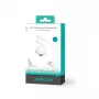 Joyroom S-IW007 3-in-1 magnētiskais uzlādes kabelis USB-A uz Lightning/USB-C/Micro USB 1,2m Balts