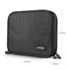 UGREEN Electronic Organizer Case for Hard Drive HDD SSD Phone Cables Accessories 24.5 x 17.5 x 5 cm Gray (50147 LP149)