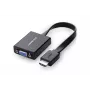 UGREEN HDMI uz VGA adapteris MM103, 25cm, Melns