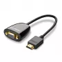 UGREEN HDMI uz VGA pārveidotājs MM105, bez audio, melns