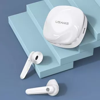 USAMS SDseries BHUSD01 True Wireless Stereo Bluetooth 5.0 Earbuds, White