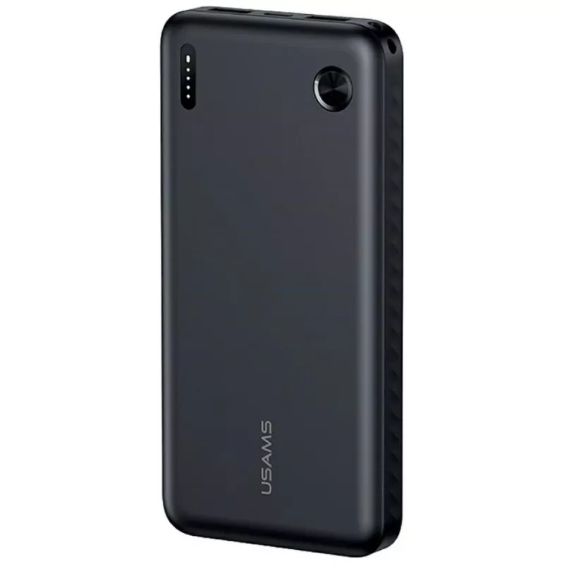 USAMS Powerbank PB83 10000mAh PD 2xUSB-A USB-C melns