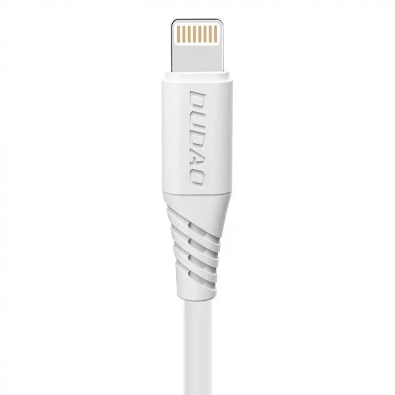 Dudao L2L USB-A uz Lightning kabelis 1m Balts