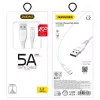 Dudao L2L USB-A uz Lightning kabelis 1m Balts