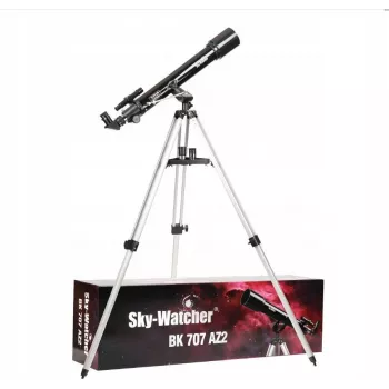 Sky-Watcher Mercury 70/700 AZ2 Refraktora teleskops 140x Melns