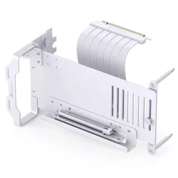 Jonsbo A50 Vertikālais GPU stiprinājuma komplekts, PCIe 5.0 pacēlāja kabelis 175mm - Balts