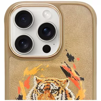 Nimmy Tygrys MagSafe Case for iPhone 16 Pro Max Light Brown
