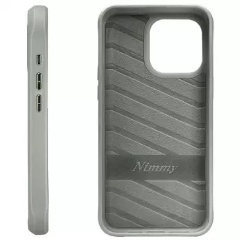 Nimmy Aizmugures vāciņš Apple iPhone 15 Pro 6.1 inch Pelēks Glasses Cool Cat