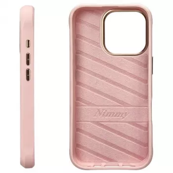 Nimmy Glasses Cool Cat aizmugures vāciņš Apple iPhone 16 Pro Max 6,9 inch rozā