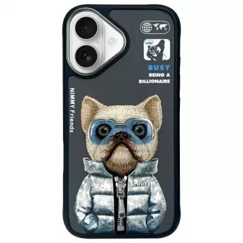 Nimmy Cool&Cute 2.0 Suņu aizsargmaciņš Apple iPhone 16 6.1 collu melns